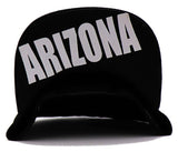 Arizona Black Eagle State Flag Panel Snapback Hat