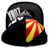 Arizona Black Eagle State Flag Panel Snapback Hat