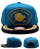 Detroit Pistons Mitchell & Ness Retro Captain Snapback Hat