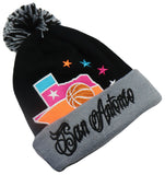 San Antonio Premium Colossal Cuffed Pom Beanie