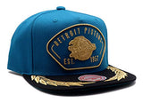 Detroit Pistons Mitchell & Ness Retro Captain Snapback Hat