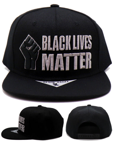 Black Pride Black Eagle BLM Fist Snapback Hat