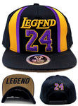 Los Angeles Top Level Legend 24 Stacked Wordmark Snapback Hat