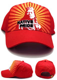 Native Pride Black Eagle Chief Burst Strapback Hat