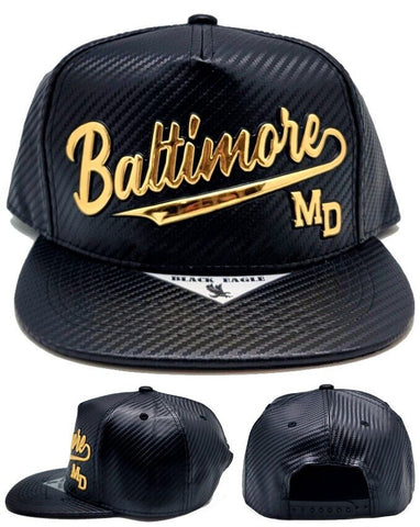 Baltimore Black Eagle Carbon Tailsweeper Snapback Hat