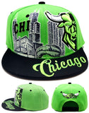 Chicago Premium Downtown Snapback Hat