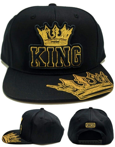 Crowned King Top Level Stacked Royalty Snapback Hat