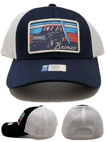 Ford Checkered Flag Sports Bronco Mesh Snapback Hat