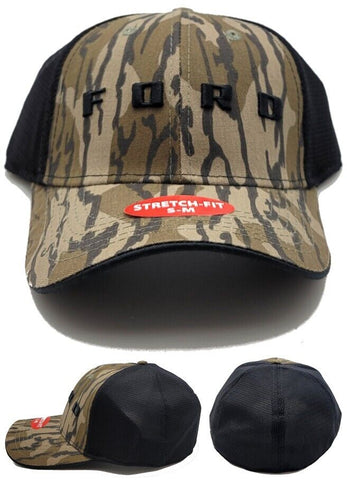 Ford Mossy Oak Camouflage Flex Fitted Hat