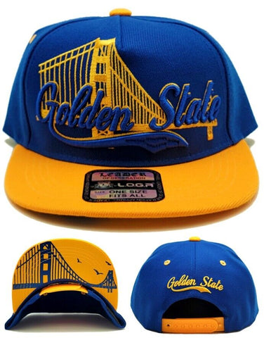Golden State L.O.G.A. Youth Wave Bridge Snapback Hat