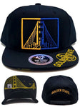 Golden State Top Level Boxed Bridge Snapback Hat