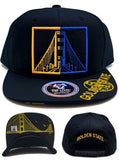 Golden State Top Level Boxed Bridge Snapback Hat