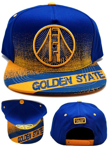 Golden State Top Level Flash Bridge Snapback Hat