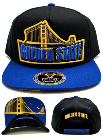 Golden State Top Level Framed Bridge Snapback Hat