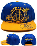 Golden State Top Level Scribble Bridge Snapback Hat