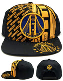 Golden State Top Level Split Bridge Snapback Hat