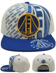 Golden State Top Level Split Bridge Snapback Hat