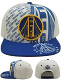 Golden State Top Level Split Bridge Snapback Hat