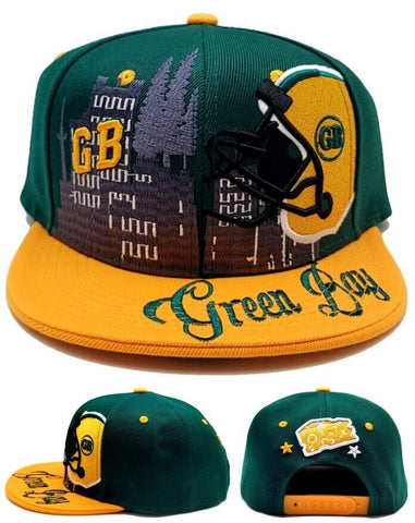 Green Bay Premium Classic Snapback Hat