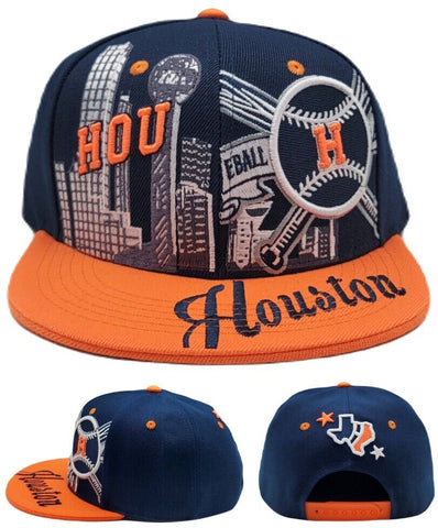 Houston Premium Downtown Snapback Hat
