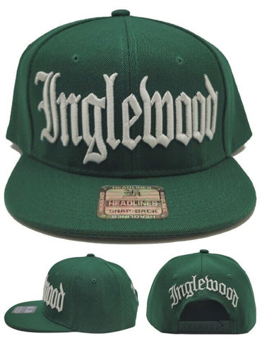 Inglewood Headlines Old English Banner Snapback Hat