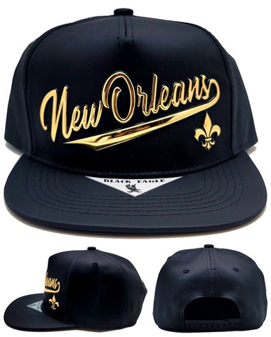 New Orleans Black Eagles LUXE Tailsweeper Snapback Hat