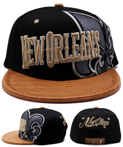 New Orleans Premium Snake Strapback Hat