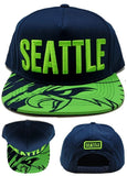 Seattle Top Level Blockbuster Snapback Hat