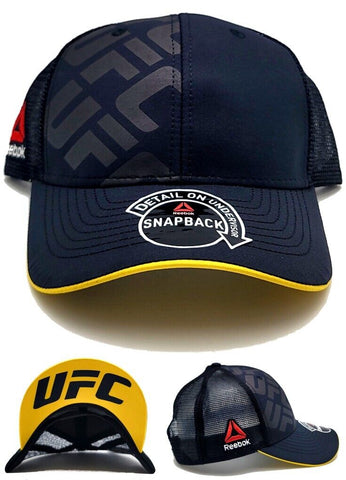 UFC Reebok Walkout Mesh Trucker Snapback Hat