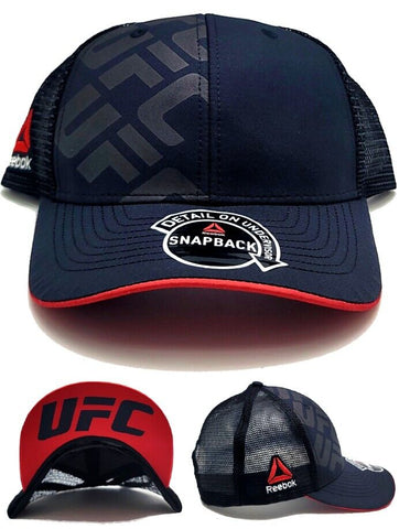 UFC Reebok Walkout Mesh Trucker Snapback Hat