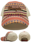 Wrangler Ladies Tapestry Rope Strapback Hat