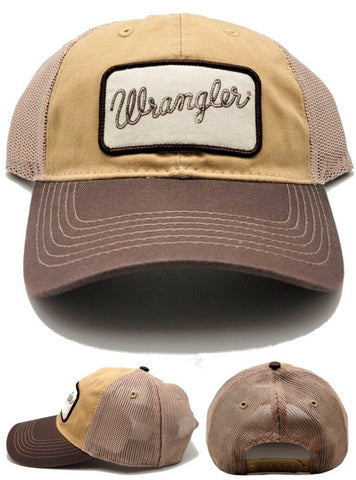 Wrangler Patch Mesh Dad Snapback Hat