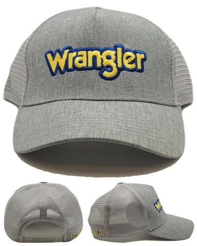 Wrangler Wordmark Mesh Snapback Hat