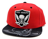 Las Vegas Top Level Cross Swords Snapback Hat