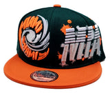 Miami Premium Splash Snapback Hat