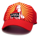 Native Pride Black Eagle Chief Burst Strapback Hat