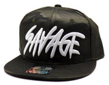 Savage Headlines Camo Snapback Hat