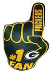 Green Bay Packers Northwest Super Size Finger Pillow