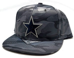 Dallas Black Eagle Star LUXE Camo Snapback Hat