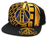 Golden State Top Level Split Bridge Snapback Hat