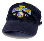 Golden State Warriors Adidas 2017 NBA Champions Slouch Strapback Hat