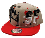 San Francisco Premium Splash Snapback Hat