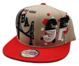 San Francisco Premium Splash Snapback Hat