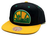 Seattle Supersonics Mitchell & Ness 2 Tone Hardwood Classic Snapback Hat