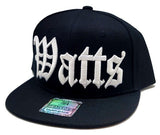 Watts Headlines Old English Banner Snapback Hat