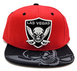 Las Vegas Top Level Cross Swords Snapback Hat