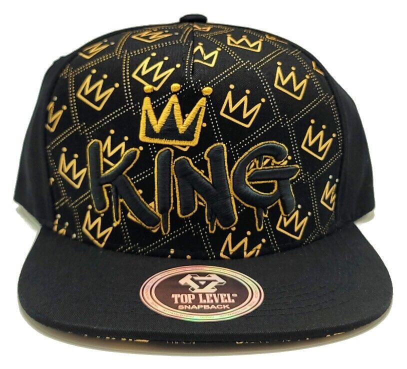 King Cap Crowned King Top Level Repeater Snapback Hat – The Hat Store USA