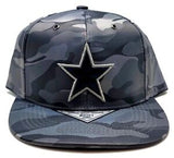 Dallas Black Eagle Star LUXE Camo Snapback Hat