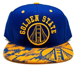 Golden State Top Level Bridge Camo Snapback Hat
