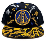 Golden State Top Level Celebration Bridge Snapback Hat